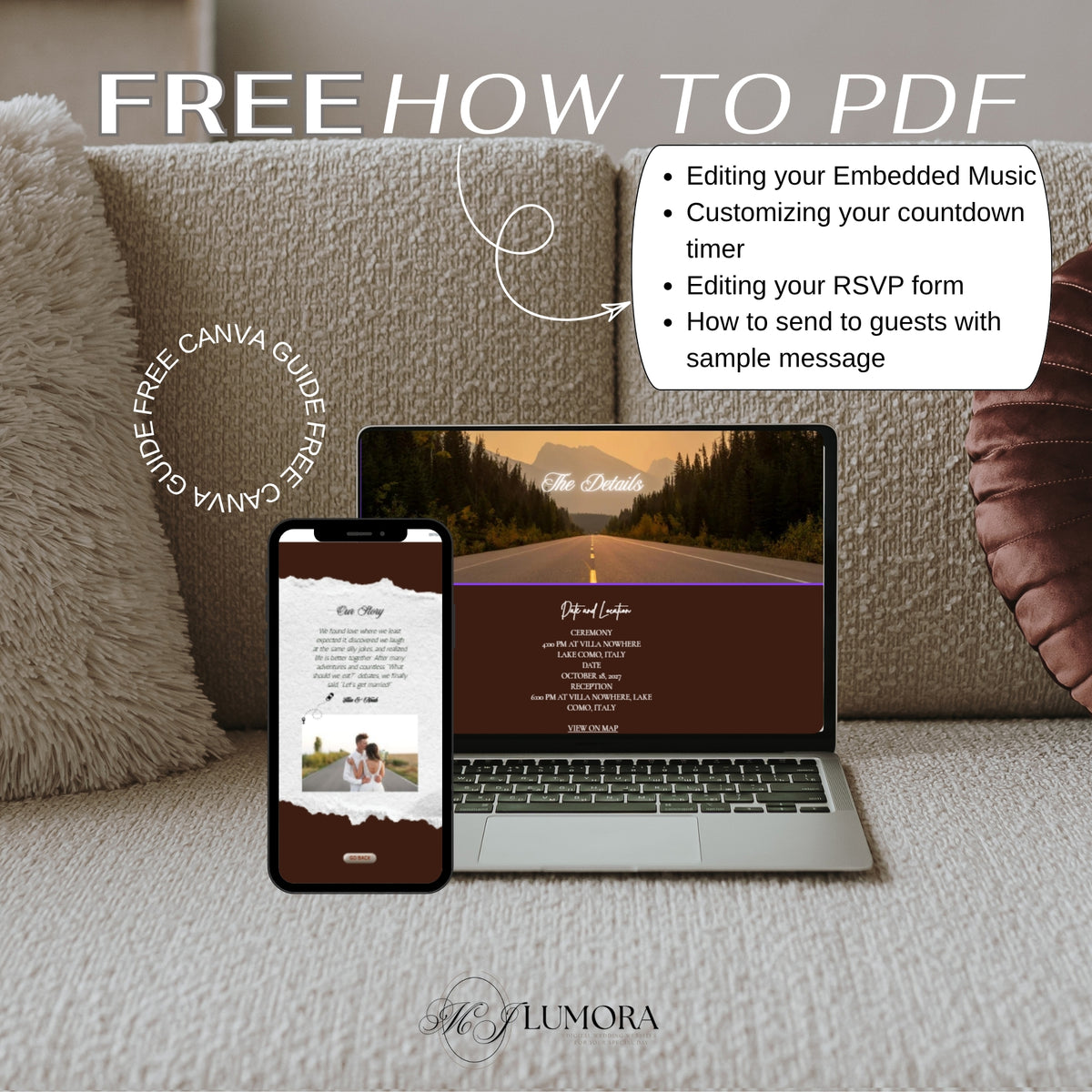 Car design Editable Wedding Website Canva Templates |Luxury Wedding Website Designs