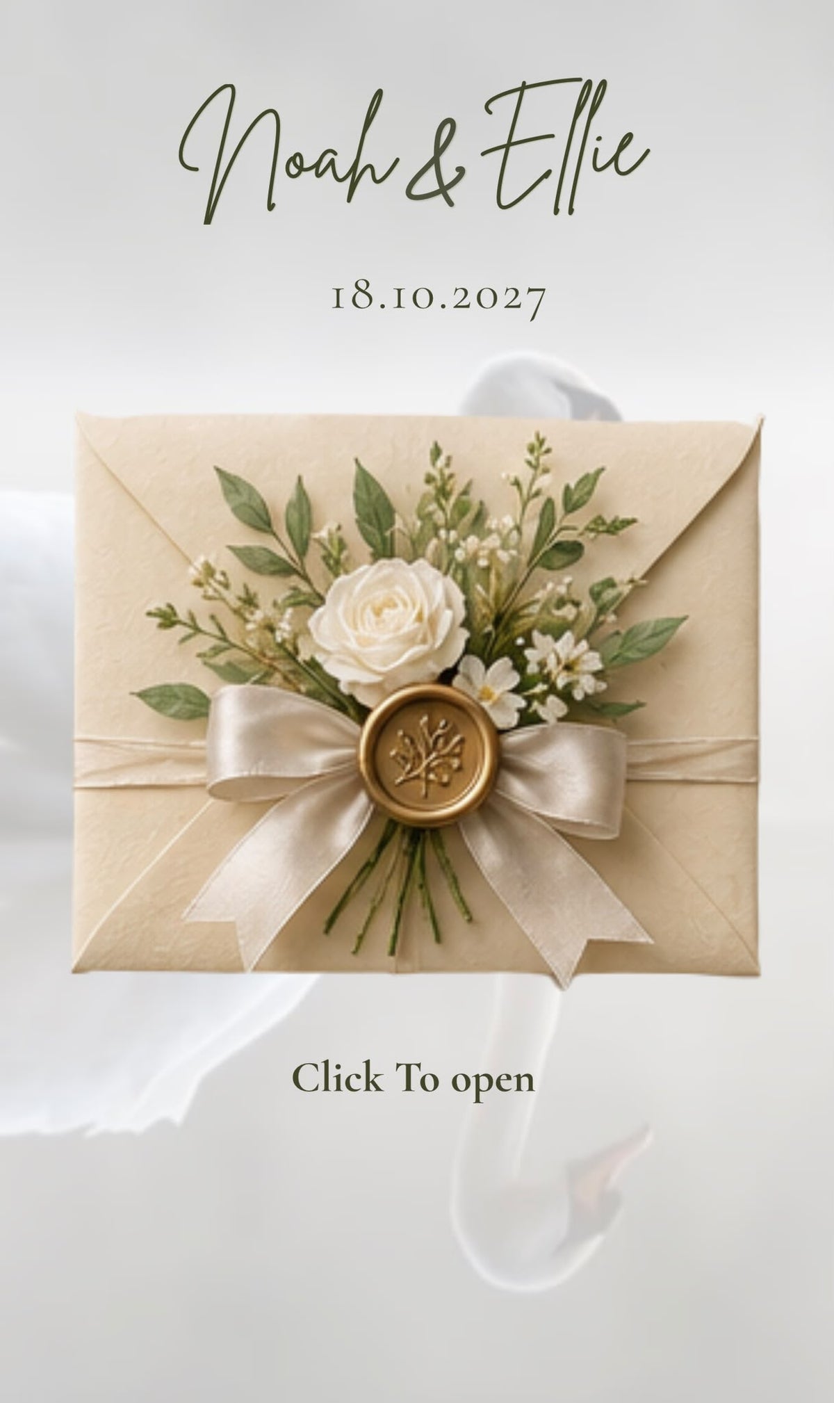 Swan Editable Wedding Website Canva Templates